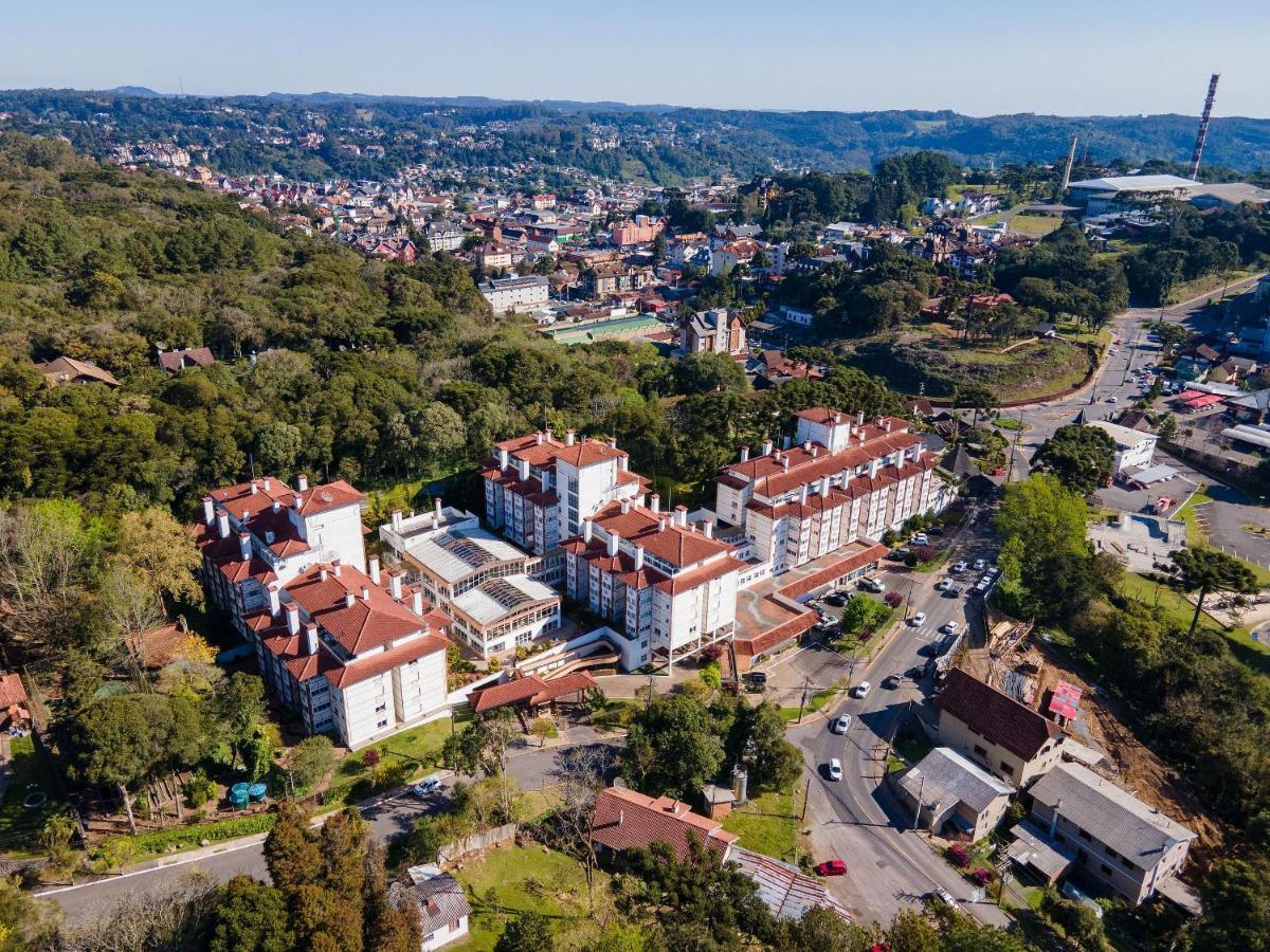 Apto No Centro De Gramado Com Piscina Termica Buitenkant foto