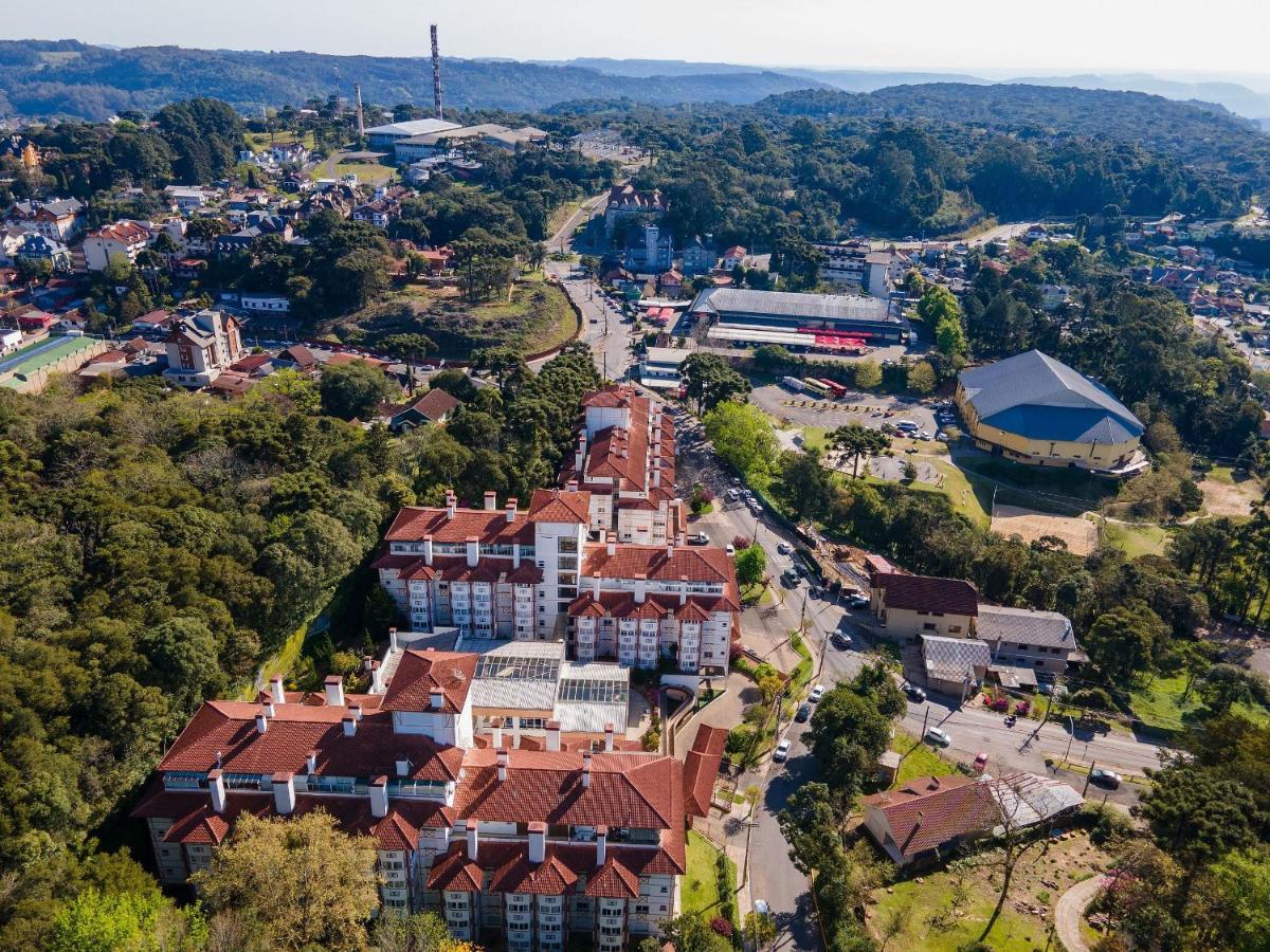 Apto No Centro De Gramado Com Piscina Termica Buitenkant foto